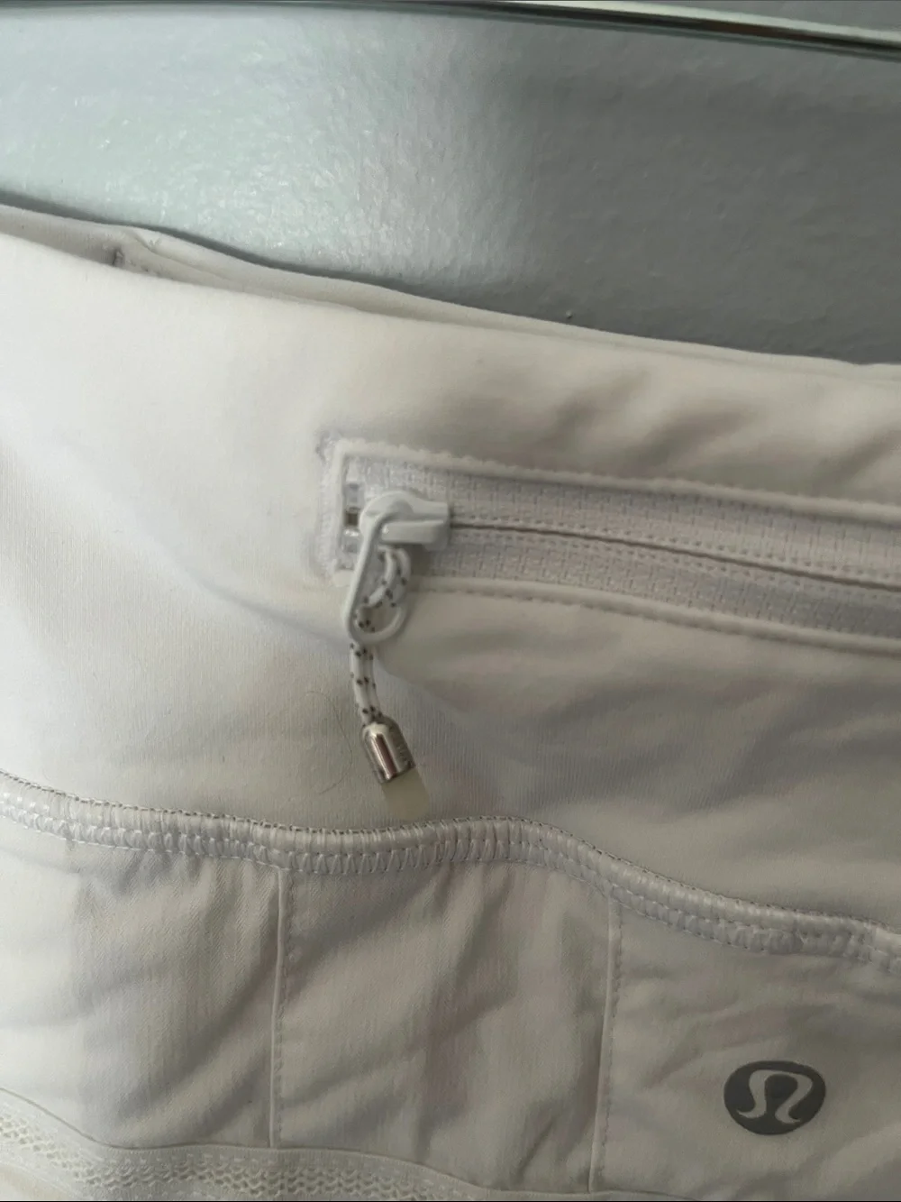 lululemon athletica Cream White Mini Skort